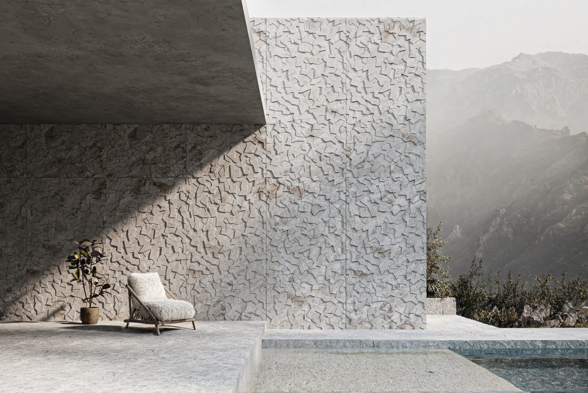 Astradia Panel | Luxury Natural Stone Artistic Textured