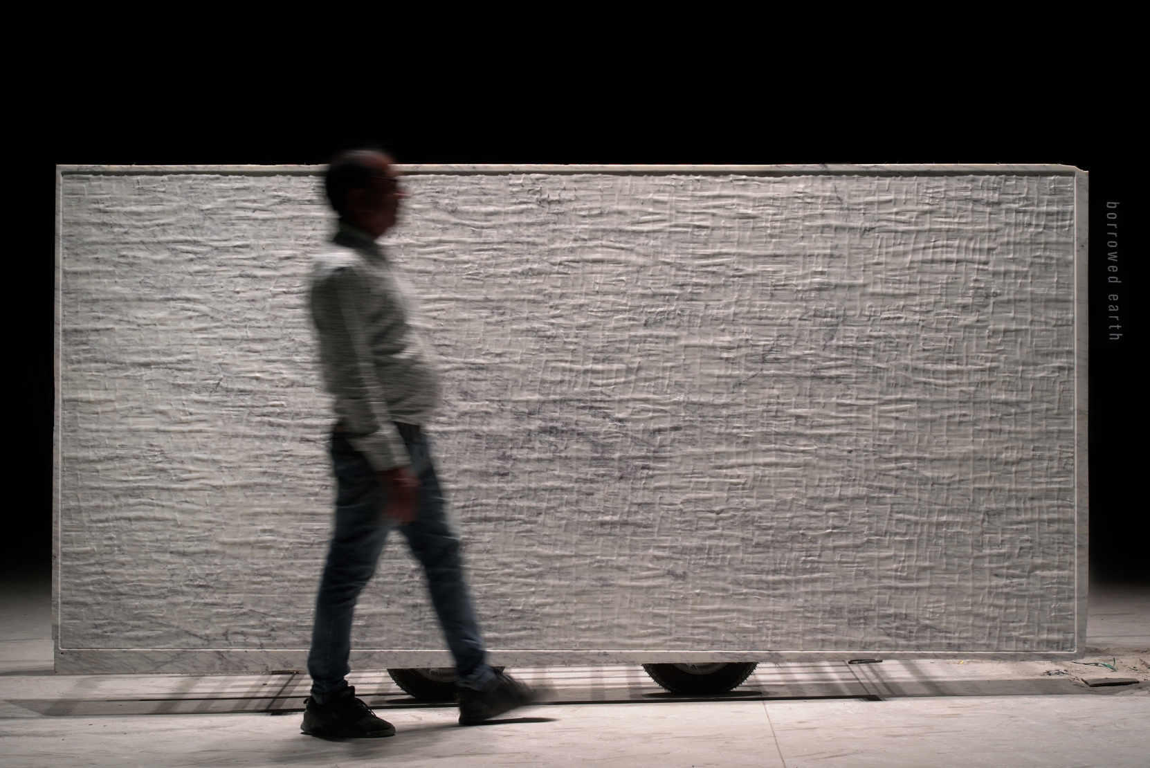 Borrowed Earth Collaborative Natural Stone Moire Panel