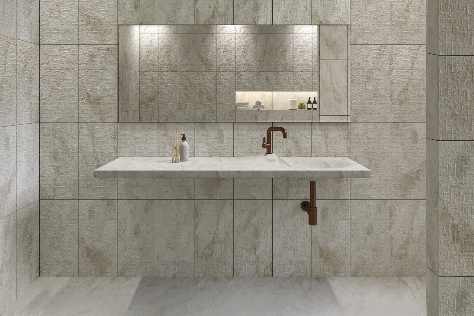 Integrated Vanity - Fabric