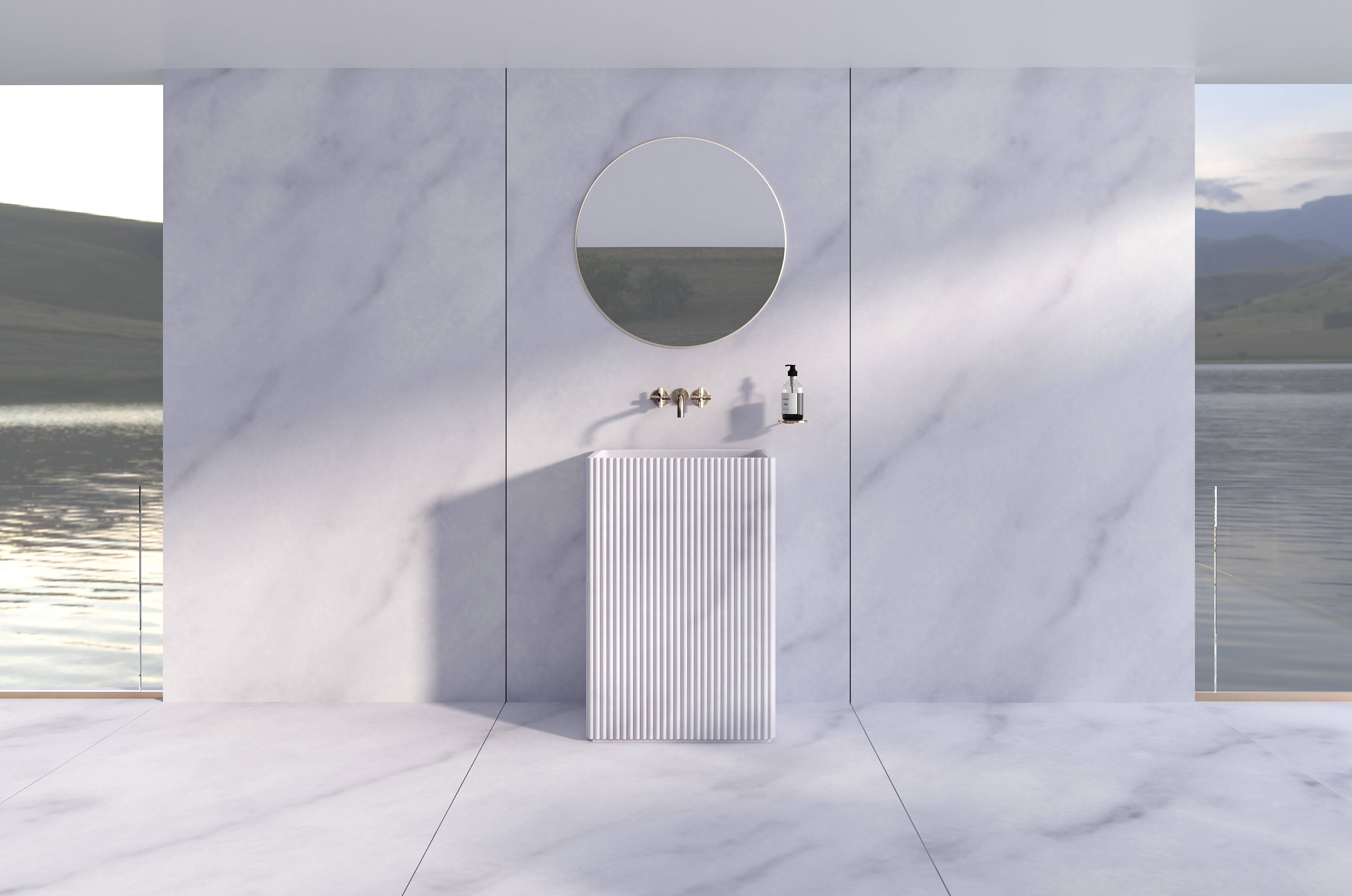 Freestanding Wash Basin - Flute