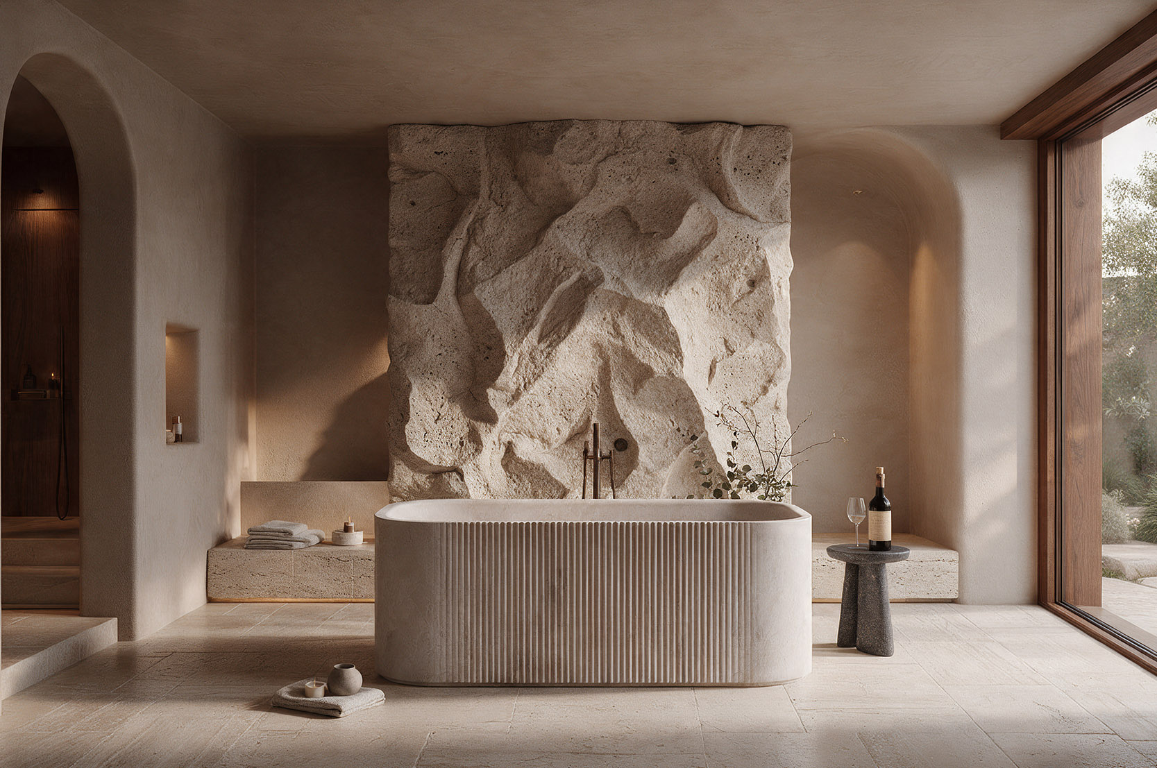 Monolithic Tub - Flute