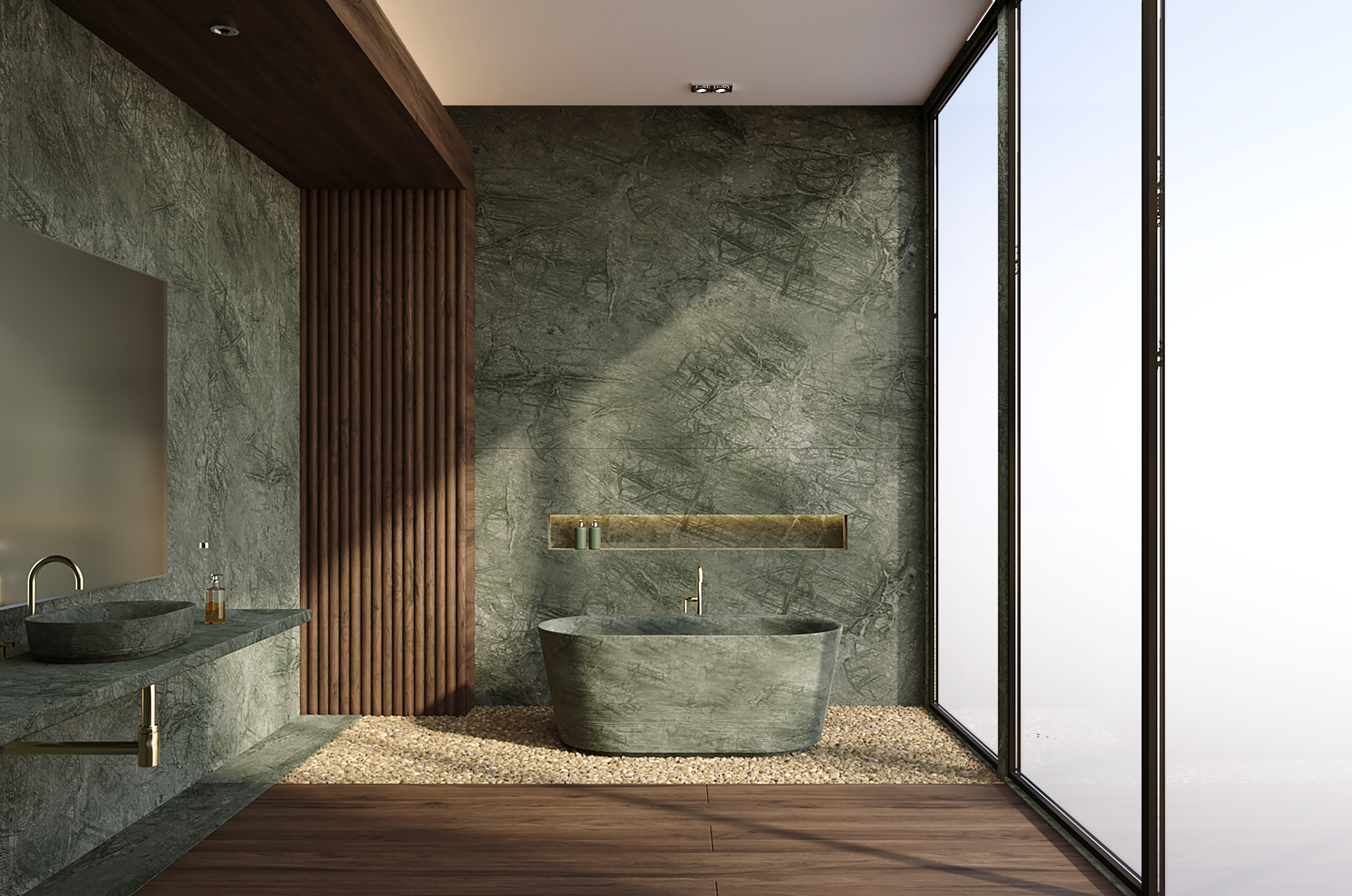 Monolithic Tub - Strata